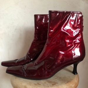 Stuart Weitzman Vintage Red Ombre Boots